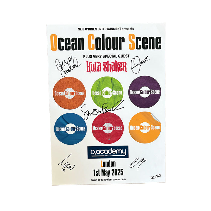 2025 Fabric Signed Poster (Various)