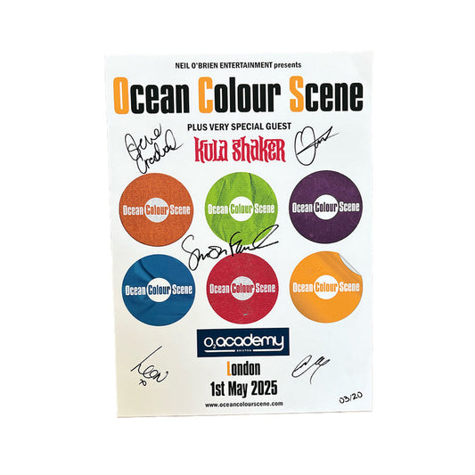 2025 Fabric Signed Poster (Various)