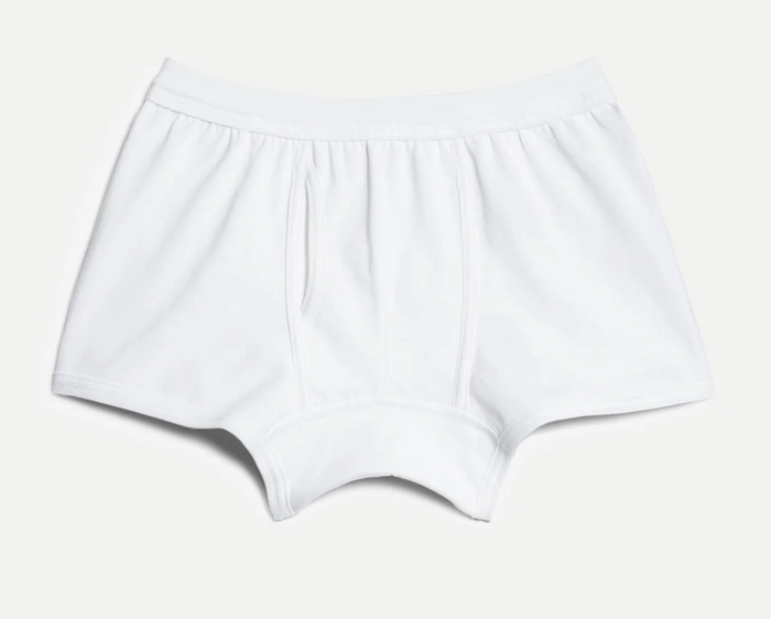 254 Merz b. Schwanen Loopwheeled Boxer Brief- 01 White