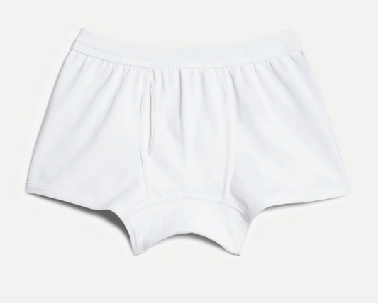 254 Merz b. Schwanen Loopwheeled Boxer Brief- 01 White