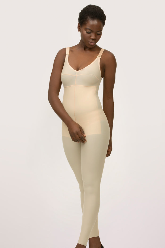 2nd Stage Ankle Length Compression Bodysuit w/Bra (BB08)