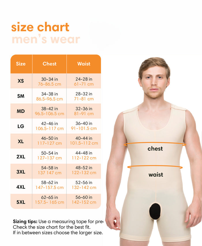 2nd Stage Male Compression Shirt w/3" Elastic Waistband (MG05)