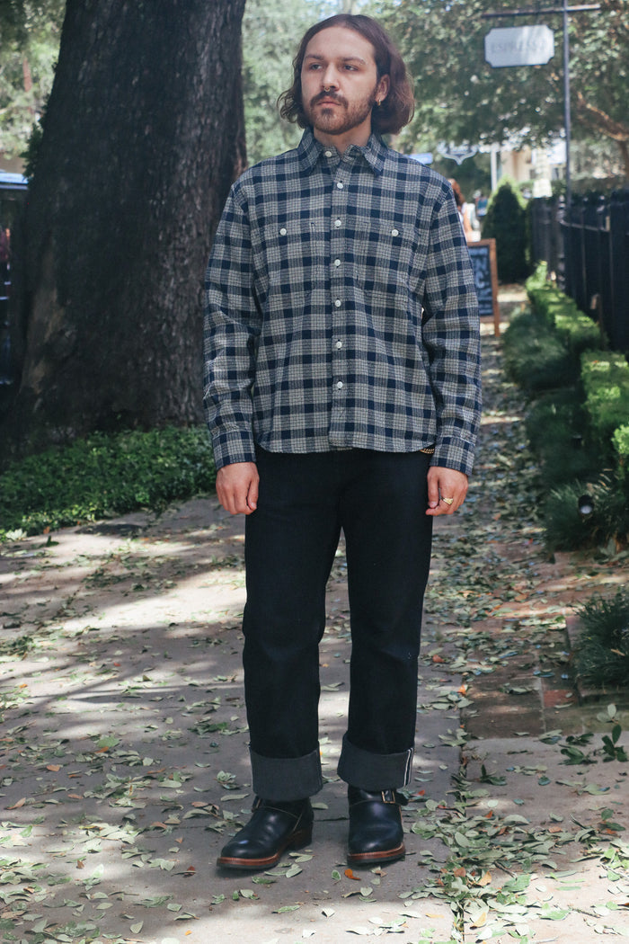 3sixteen Utility Flannel - Midnight Boxweave