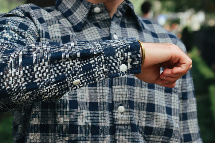 3sixteen Utility Flannel - Midnight Boxweave