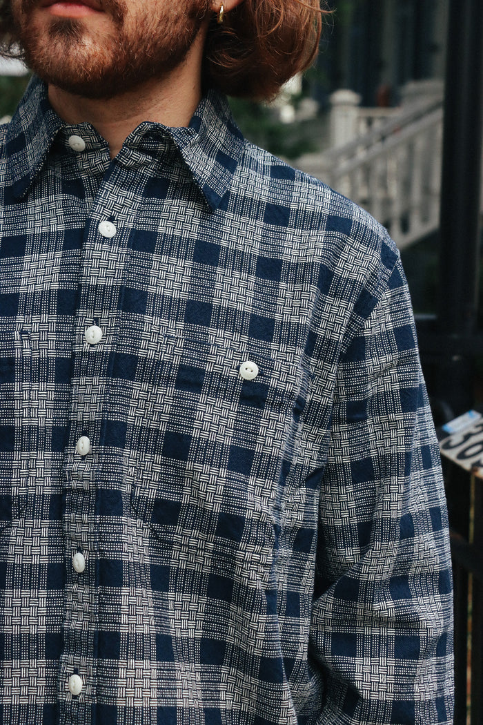 3sixteen Utility Flannel - Midnight Boxweave