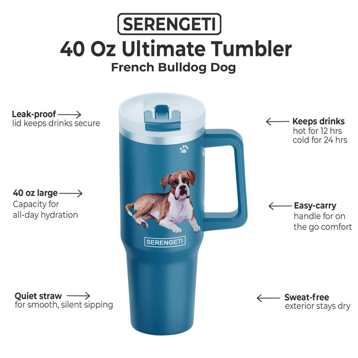 40oz Boxer Tumbler - 3D Printed - Vacuum Insulated - Premium  from E&S Pets - Just $36.95! Shop now at Pat's Monograms