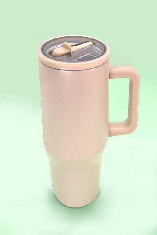 40oz Spill Free Tumbler Tan Tan Tumbler JOSSLYN by wall to wall- Tilden Co.