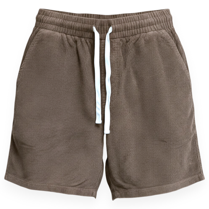 5.5" Organic Cotton Corduroy Shorts - Mud