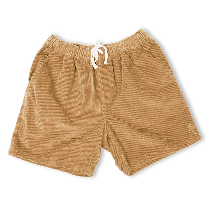 5.5" Organic Cotton Corduroy Shorts - Ochre