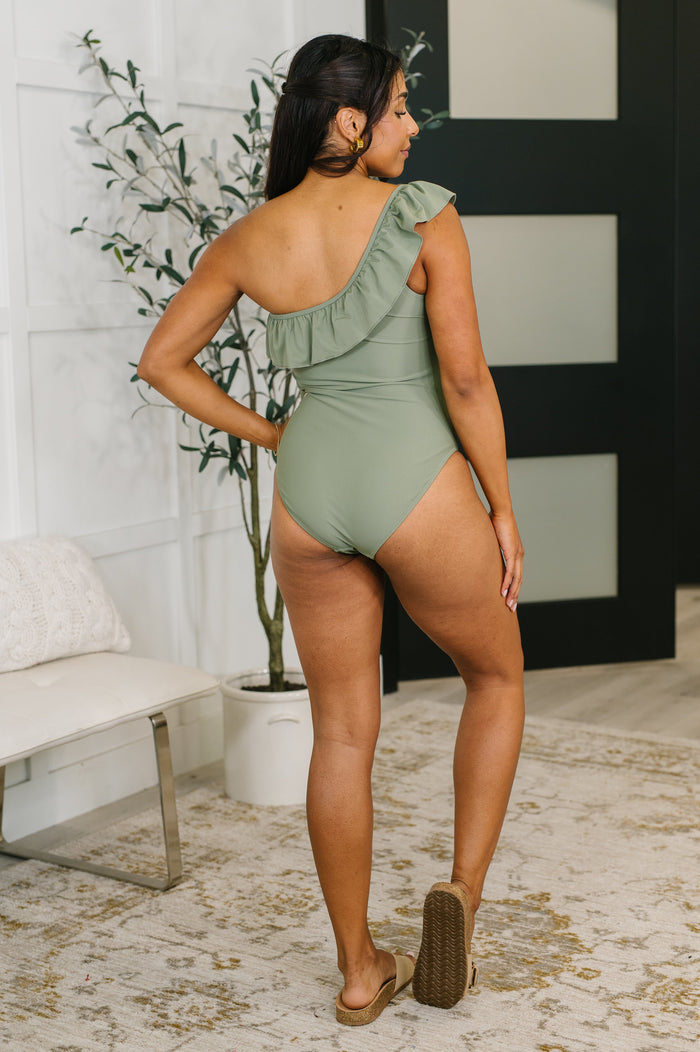 A Tan Line Happiness One Piece Swim Suit Womens Ave Shops- Tilden Co.