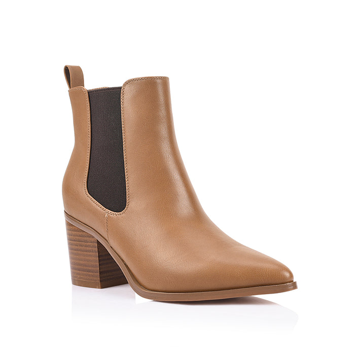 Abbie Chelsea Ankle Boots - Tan