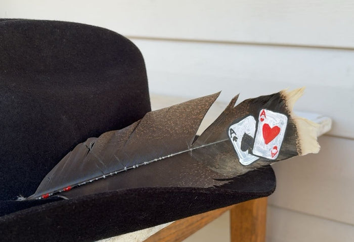 Ace Cards Painted Turkey Feather