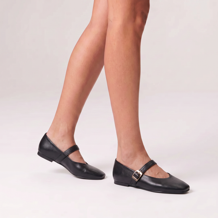 Alaska Mary-Jane Flats - Black
