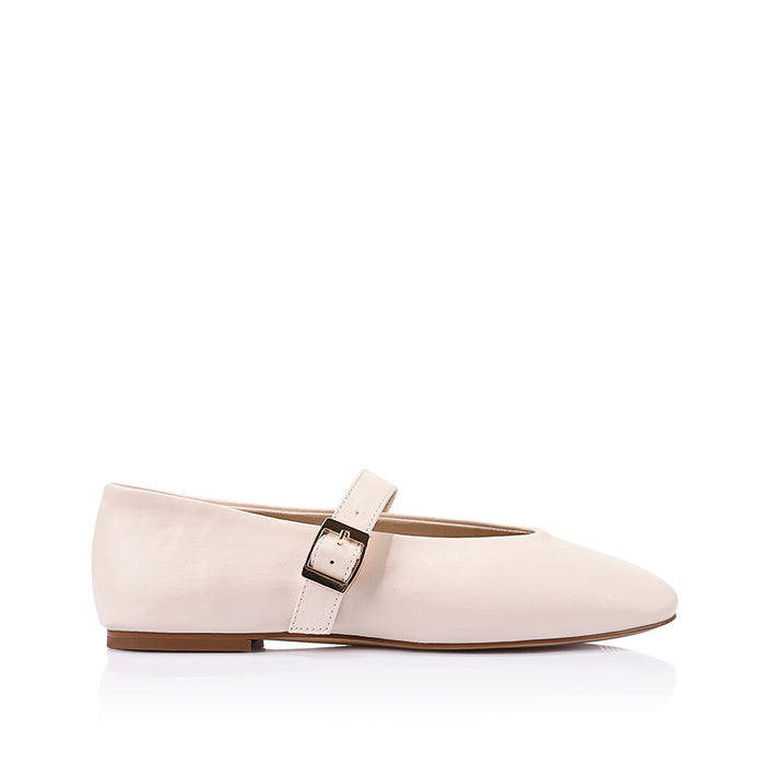Alaska Mary-Jane Flats - Bone White