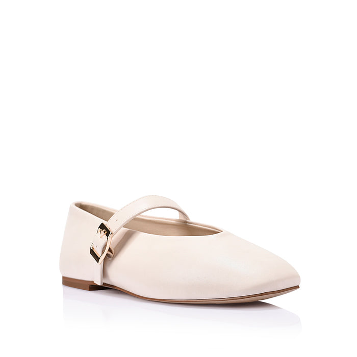 Alaska Mary-Jane Flats - Bone White