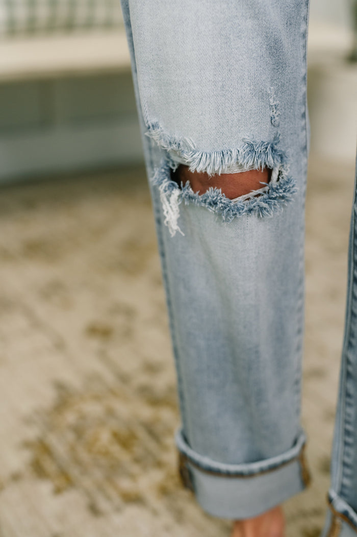 Alex Mid Rise Boyfriend Jean with Bandana Loop Jeans Ave Shops- Tilden Co.