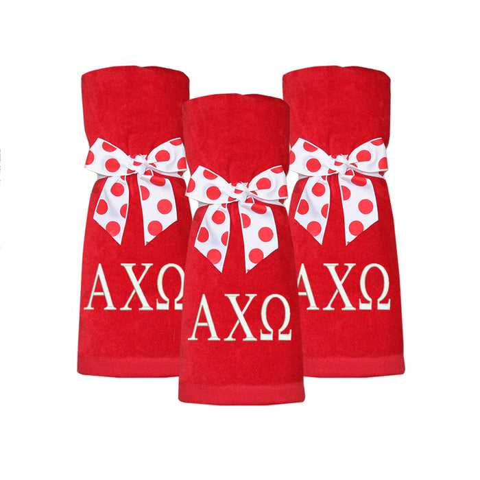 Alpha Chi Omega Beach Towel