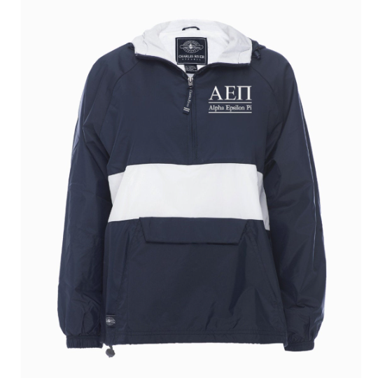 Alpha Epsilon Pi Rugby Striped Lined Windbreaker