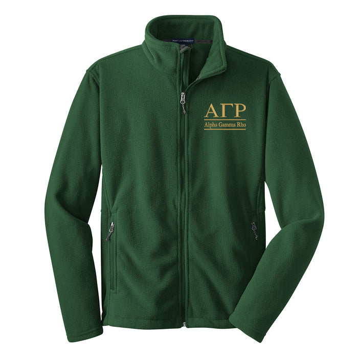 Alpha Gamma Rho Fleece Jacket