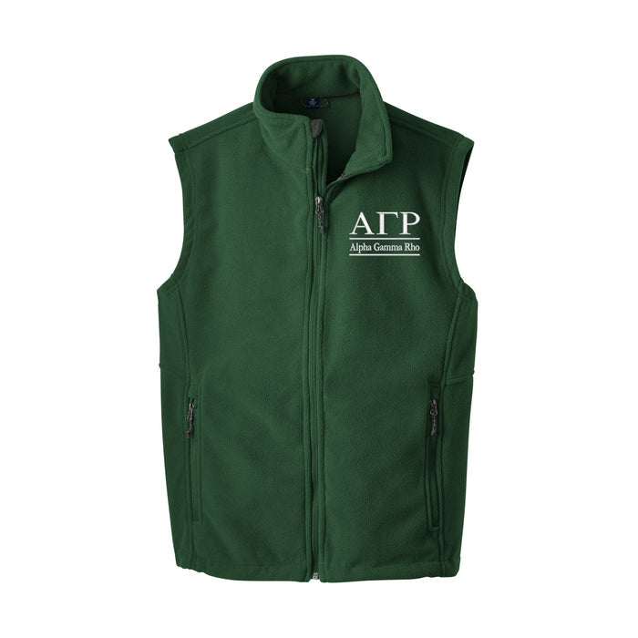 Alpha Gamma Rho Fleece Vest