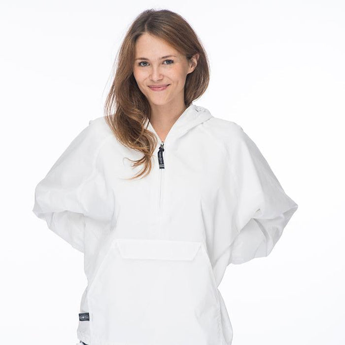 Alpha Sigma Alpha Classic Solid Pullover Windbreaker - Lined
