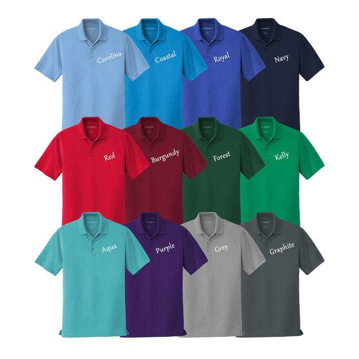 Alpha Sigma Phi Performance Polo - Short Sleeve