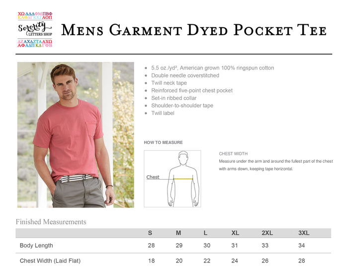 Alpha Tau Omega Short Sleeve Pocket Tee