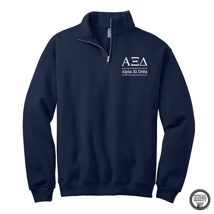 Alpha Xi Delta Quarter Zip Pullover