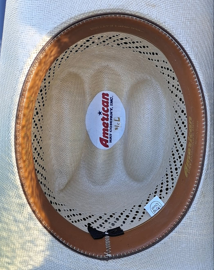 American Hat Co. Long Oval Size 7 3/8" Hand Shaped