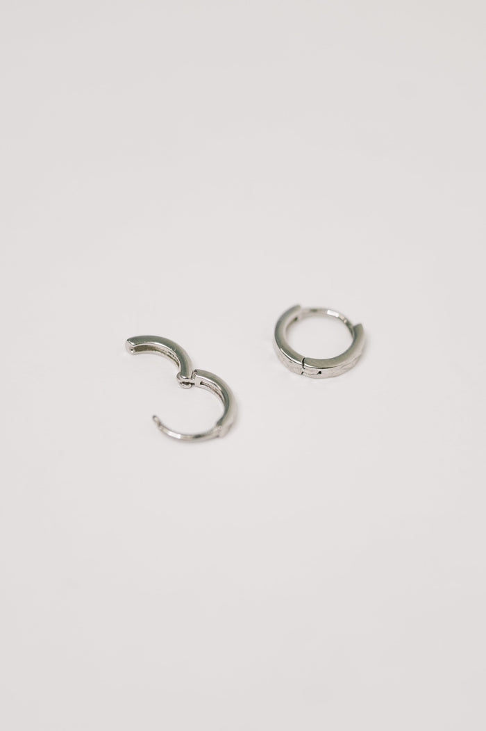 Any Reason Hammered Sterling Silver Earrings Womens Ave Shops- Tilden Co.