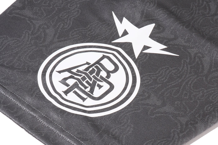 APA FRAME PATTERN MULTI LOGO RELAXED FIT FOOTBALL JERSEY