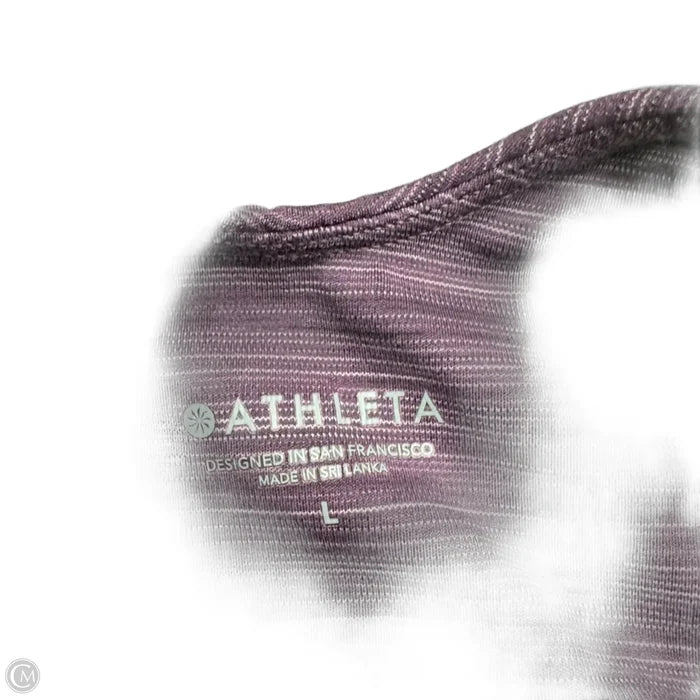 Athletic Bra By Athleta In Purple, Size: L