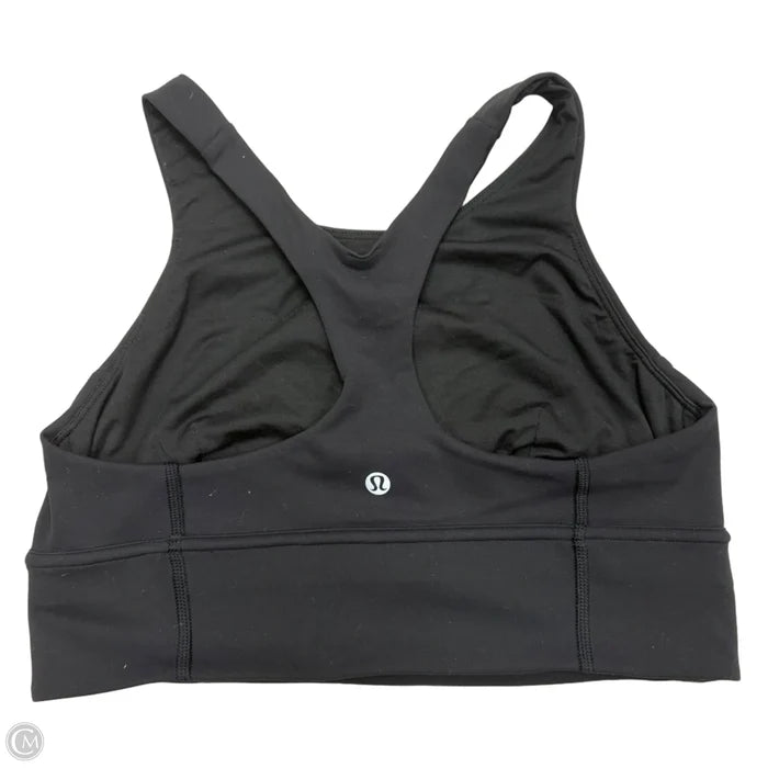 Athletic Bra By Lululemon In Black, Size: M