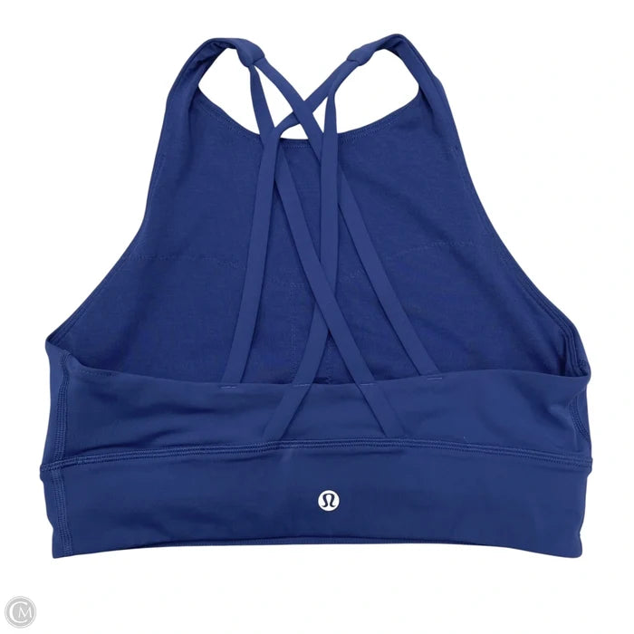 Athletic Bra By Lululemon In Blue, Size: M