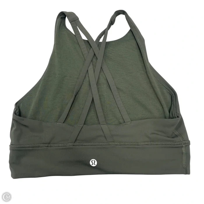 Athletic Bra By Lululemon In Green, Size: M