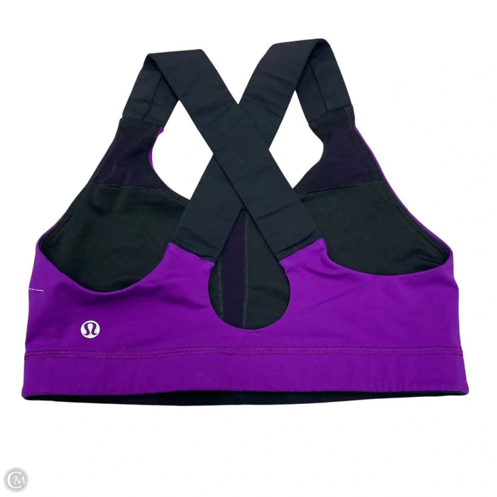 Athletic Bra By Lululemon In Purple, Size: S