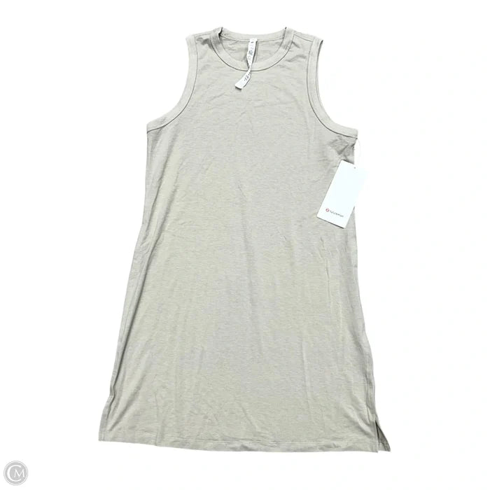 Athletic Dress By Lululemon In Taupe, Size: S