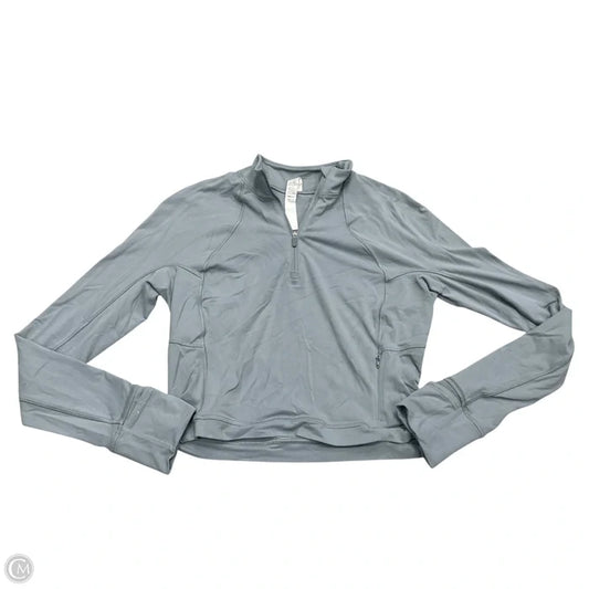 Athletic Jacket By Lululemon In Grey, Size: M