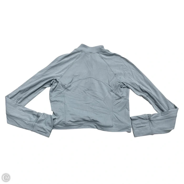 Athletic Jacket By Lululemon In Grey, Size: M