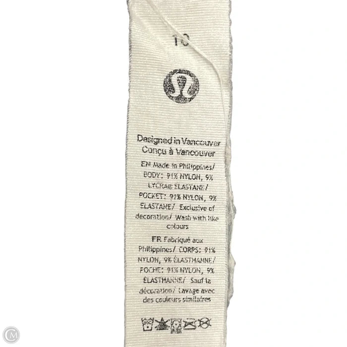Athletic Jacket By Lululemon In Grey, Size: M