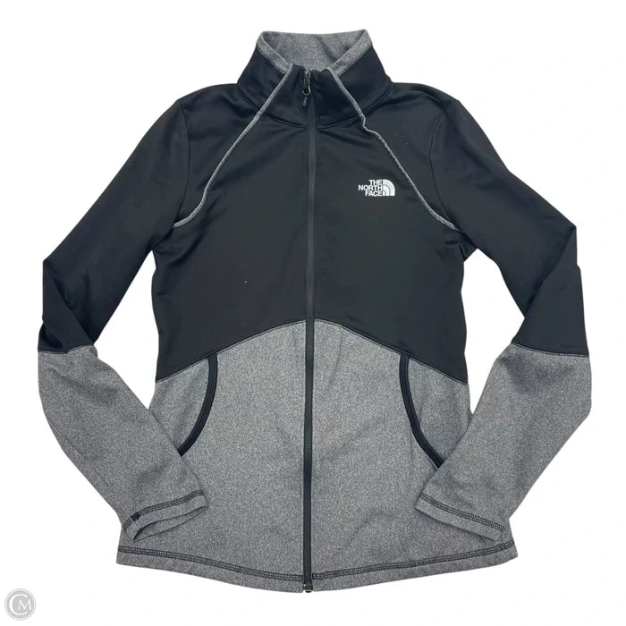 Athletic Jacket By The North Face In Black & Grey, Size: S