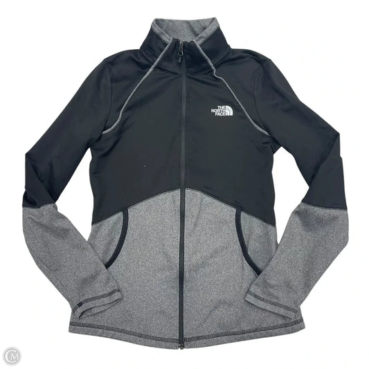 Athletic Jacket By The North Face In Black & Grey, Size: S