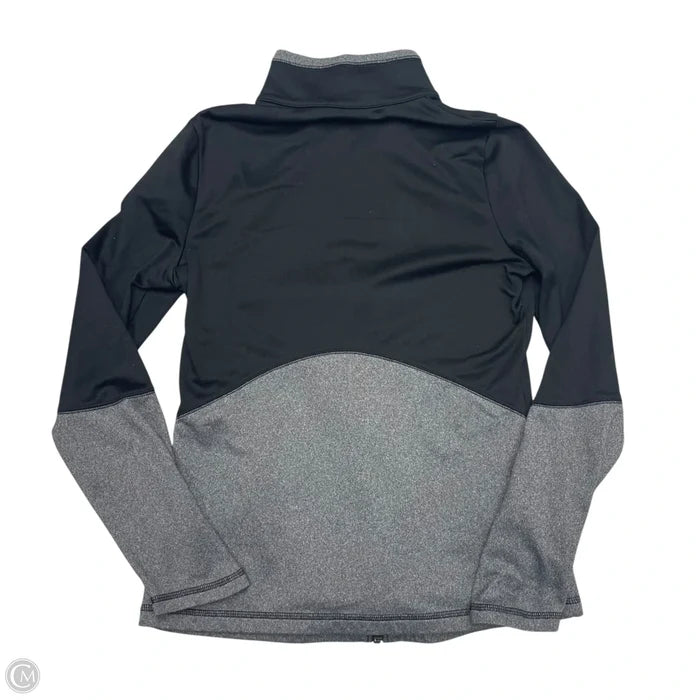 Athletic Jacket By The North Face In Black & Grey, Size: S