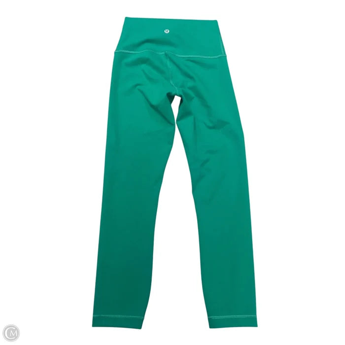 Athletic Leggings By Lululemon In Green, Size: S