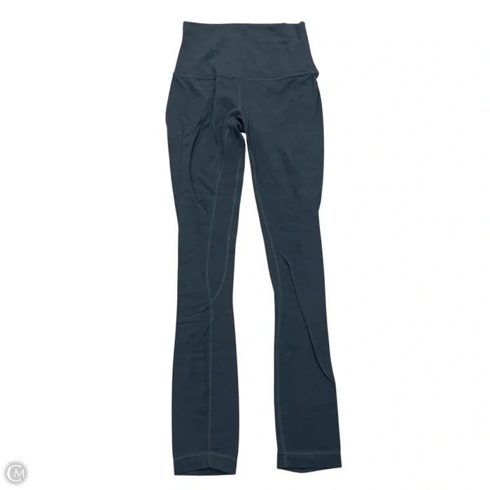 Athletic Leggings By Lululemon In Grey, Size: Xs