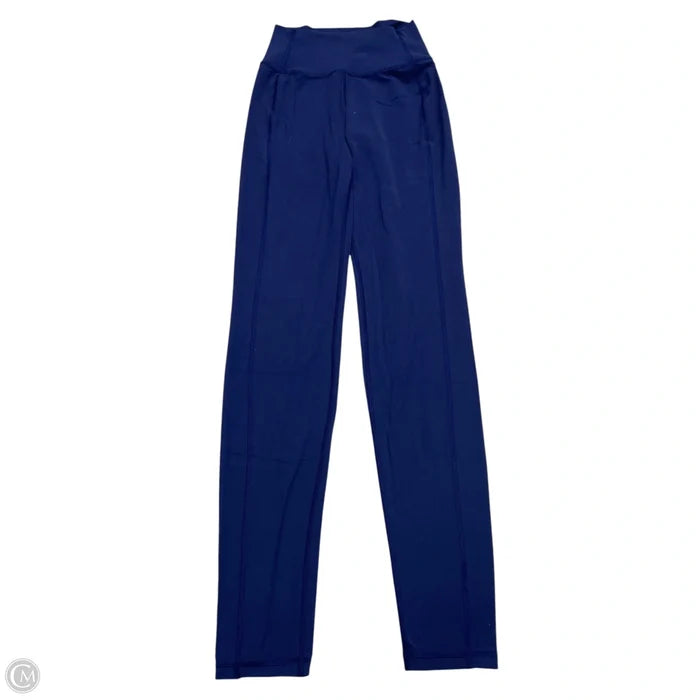 Athletic Leggings By Lululemon In Navy, Size: Xs