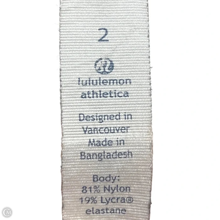 Athletic Leggings By Lululemon In Navy, Size: Xs
