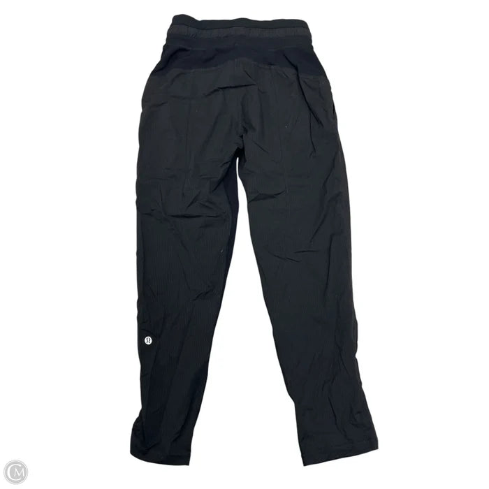 Athletic Pants By Lululemon In Black, Size: Xs