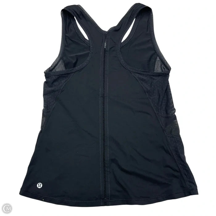 Athletic Tank Top By Lululemon In Black, Size: S