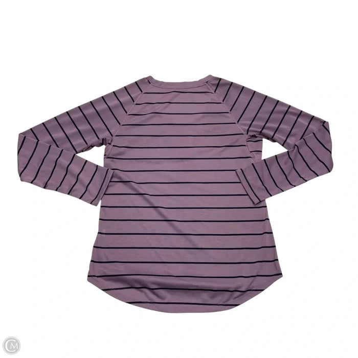 Athletic Top Long Sleeve Collar By Patagonia In Purple, Size: S